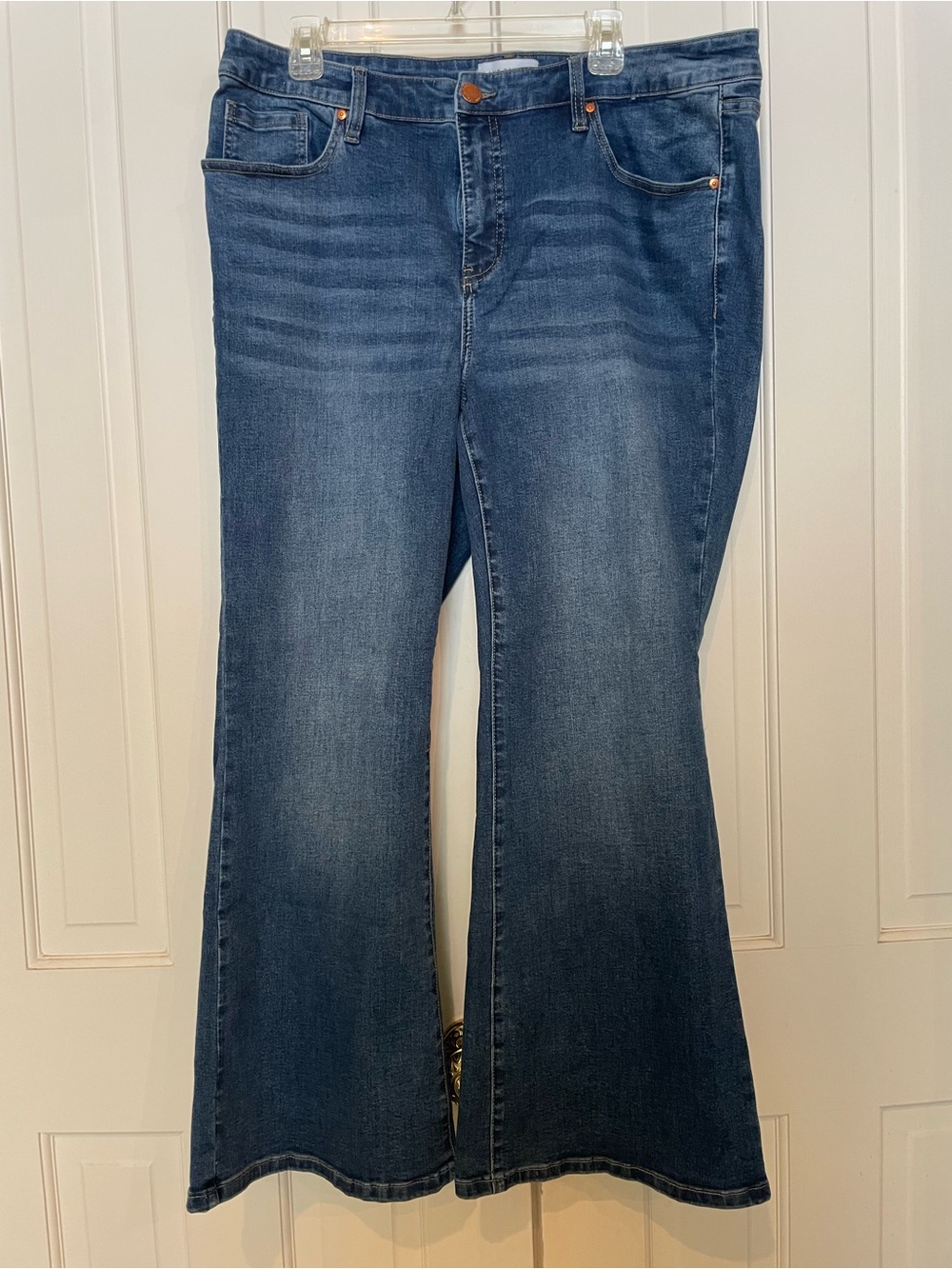 Lane Bryant Dark Blue Flare Jeans